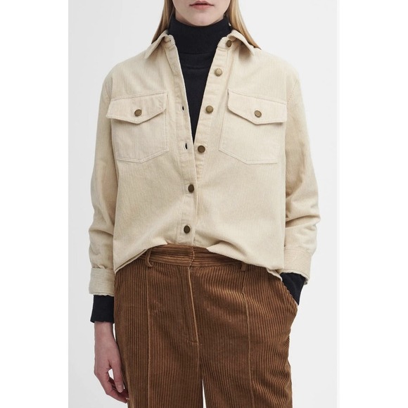Barbour Jackets & Blazers - Barbour Women's Anya Corduroy Shirt/Jacket Sz 10 NWT